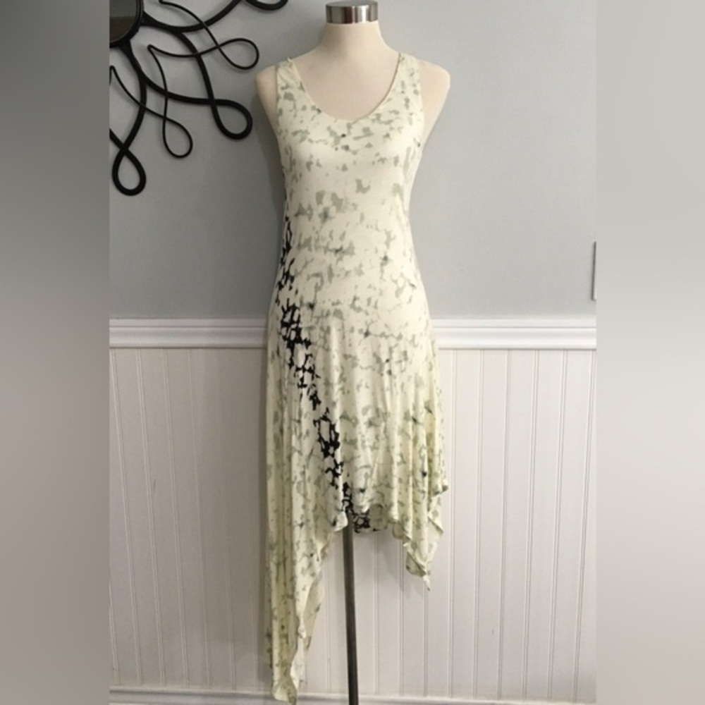 Rachel Roy Asymmetrical Sleeveless Maxi Dress size small